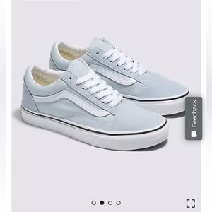 Light blue Vans